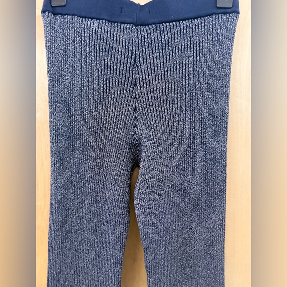 Scotch & Soda Navy And Silver “Quinn” Ribbed Knit Pants - Picture 15 of 16